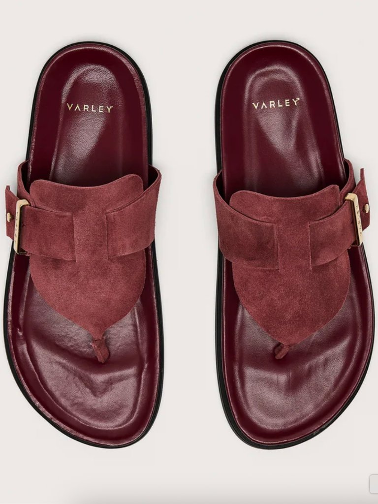 Varley | Suna Suede Toe Post Sandal